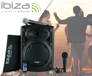 Kolumna Ibiza Sound Kolumna mobilna Ibiza PORT8VHF-BT one size 2