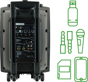 Kolumna Ibiza Sound Kolumna mobilna Ibiza PORT8VHF-BT one size 3