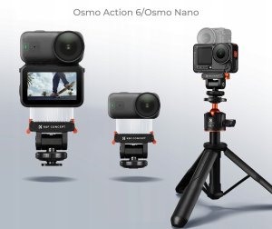 Kf Magnetyczna Szybkozłączka Uchwyt Do Dji Osmo Action 6 / Nano / Gwint 1/4" + Iso / Kf12.0035 11