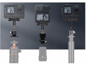 Kf 2x Szybkozłączka Uchwyt Magnes Do Dji Osmo Action 6 / Nano Na Gopro I 1/4" / Kf12.0029 5