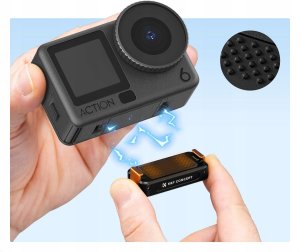 Kf Magnetyczna Szybkozłączka Uchwyt Magnes Do Dji Osmo Action 6 / Nano / Na Gwint 1/4" / Kf12.0028 6
