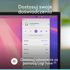 Słuchawki Logitech Zone Wired 2  (981-001619) 11