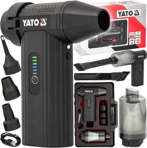 YATO DMUCHAWA MINI TURBO / ODKURZACZ Z AKCESORIAMI 15