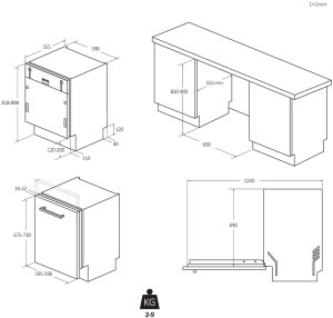 Zmywarka Haier Haier XI4A4M4PB 30