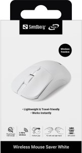 Mysz Sandberg Wireless Mouse Saver White 6
