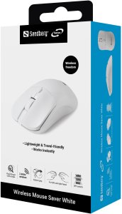 Mysz Sandberg Wireless Mouse Saver White 7
