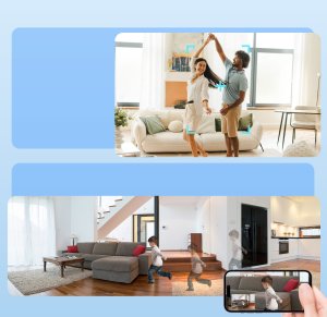 Kamera IP Ezviz EZVIZ H6c G1 3K Kulisty Kamera bezpieczeństwa IP Wewnętrzna 2880 x 1620 px Sufit/ściana/biurko 36