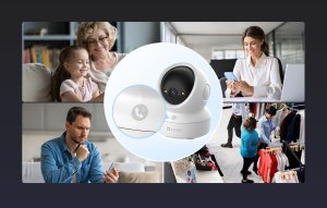 Kamera IP Ezviz EZVIZ H6c G1 4K Kulisty Kamera bezpieczeństwa IP Wewnętrzna 3840 x 2160 px Sufit/ściana/biurko 17