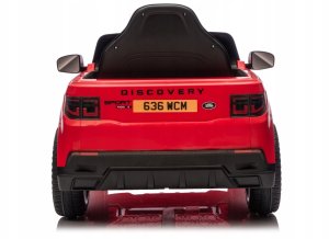 Super-Toys Pojazd Na Akumulator Land Rover Discovery DLS-K06 Czerwony 4