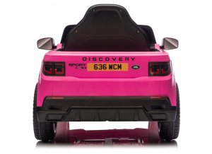 LPR Pojazd Na Akumulator Land Rover Discovery DLS-K06 Różowy 4