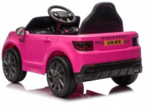 LPR Pojazd Na Akumulator Land Rover Discovery DLS-K06 Różowy 6