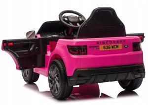 LPR Pojazd Na Akumulator Land Rover Discovery DLS-K06 Różowy 10