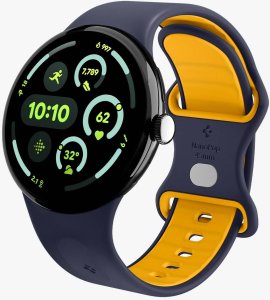 Spigen Spigen Nano Pop Band Granatowy (marynarski), Żółty Silikon 2