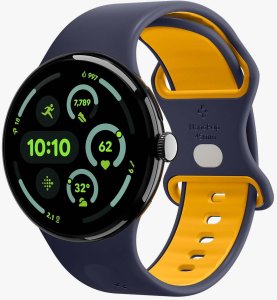 Spigen Spigen Nano Pop Band Granatowy (marynarski), Żółty Silikon 7