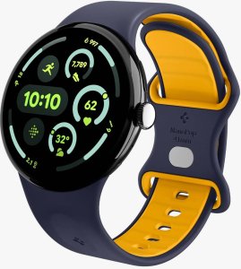 Spigen Spigen Nano Pop Band Granatowy (marynarski), Żółty Silikon 2