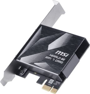 Karta sieciowa MSI Herald BE9400 WiFi 7 PCIe 10
