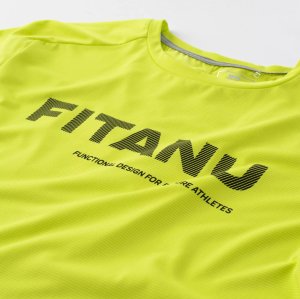 FITANU Męska koszulka z krótkim rękawem Fitanu FLAN siarka wiosenna rozmiar S 4