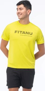 FITANU Męska koszulka z krótkim rękawem Fitanu FLAN siarka wiosenna rozmiar S 10