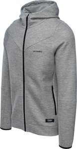 FITANU Męska bluza Fitanu TANER b-dark grey melange rozmiar XL 2