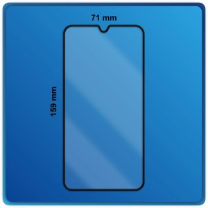 krainaGSM SZKŁO HARTOWANE do Samsung A12 | M12 PEŁNE NA CAŁY EKRAN 5D 9H 4