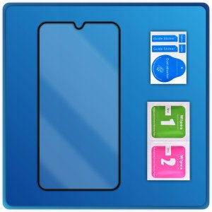 krainaGSM SZKŁO HARTOWANE do Samsung A12 | M12 PEŁNE NA CAŁY EKRAN 5D 9H 6