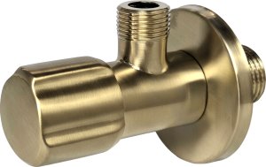 Rea Zawór kątowy 02 1/2" x 3/8" Złoty szczotkowany 2