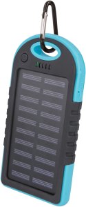 Ładowarka solarna TelForceOne Power bank Setty 5000 mAh niebieski R 5