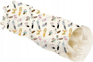 Zolux ZOLUX Zabawka dla kota tunel wzór koty i myszy CHATOUILLE 50cm 2