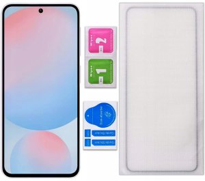 krainaGSM SZKŁO HARTOWANE do Samsung A56 5G | A36 5G PEŁNE NA CAŁY EKRAN 5D SZYBKA 5