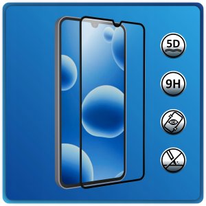 krainaGSM SZKŁO HARTOWANE do Samsung A50 | A30S PEŁNE NA CAŁY EKRAN 5D 9H 3