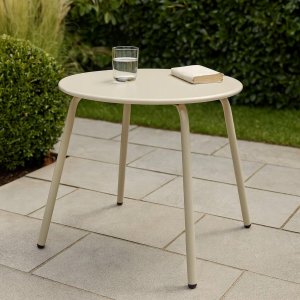 ProGarden Okrągły stolik stalowy tarasowy RONDO, Ø 50 cm 2