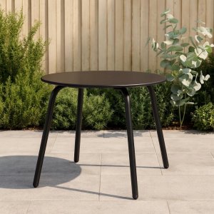 ProGarden Okrągły stolik stalowy tarasowy RONDO, Ø 50 cm 3