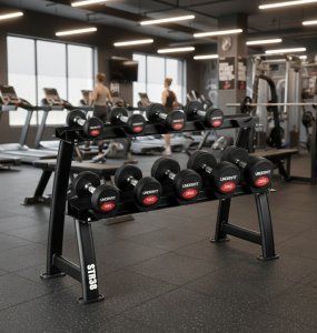 UnderFit Zestaw hantli UF13003 gumowanych 2 x 5-25 kg 2