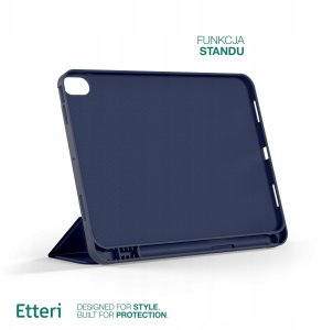 Etui na tablet TelForceOne Etteri etui do Apple iPad 7 2019 / 8 2020 / 9 2021 10.2'' ciemnoniebieskie 3