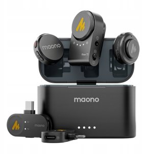 Mikrofon Maono Mikrofon bezprzewodowy Maono Wave T5 Combo 3