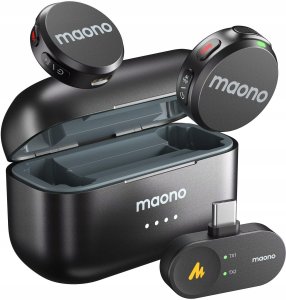 Mikrofon Maono Mikrofon bezprzewodowy Maono Wave T5 USB-C 2