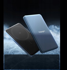 Powerbank Spigen SPIGEN EA2205MQ ESSENTIAL MAGSAFE POWER BANK 5000MAH 22.5W QI2 TEAL BLUE 3