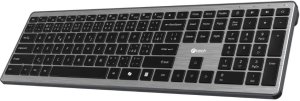 Klawiatura C-Tech C-TECH Klawiatura Quallis KB-118 Dual mode, bezprzewodowa, BT5.0 + 2,4GHz, przycisk nożycowy, USB nano receiver, CZ/SK 2
