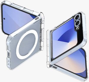 Spigen Spigen Ultra Hybrid Pro (MagFit) pokrowiec na telefon komórkowy 17 cm (6.7") Przezroczysty, Biały 2