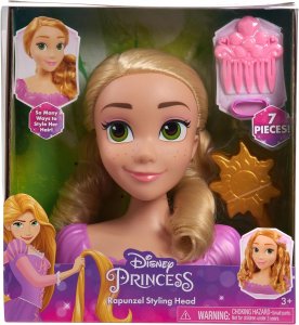 Just Play Just Play Disney Princess - Rapunzel Styling Head, Make-up and Hairdressing Head 5