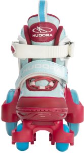 Hudora HUDORA My First Quad LED roller skates, size 30-33, red/light blue, with LED lighting 2