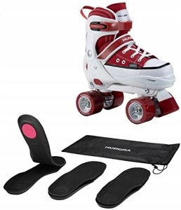 Rolki Hudora HUDORA Roller Skates size 28-31, roller skates red/white, sneaker look 5