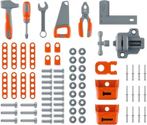 Polesie Smoby Smoby Black+Decker workbench, children's tools 2