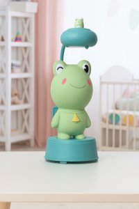 Diaway Lampka nocna dla dziecka do pokoju żabka dekoracyjna ozdoba niebieska 2