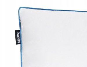 Beliani Poduszka ANETO Wysoka Kacze pióra i puch 40 x 80 cm Biały 6