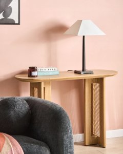 Lampa stołowa Beliani Lampa stołowa DHUD Metal Czarny 4