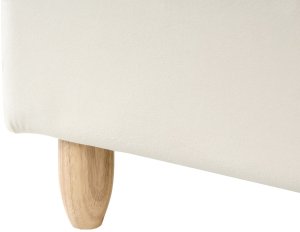 Beliani Łóżko dziecięce Królik Welur LALLIAS 90 x 200 cm Beżowy 10