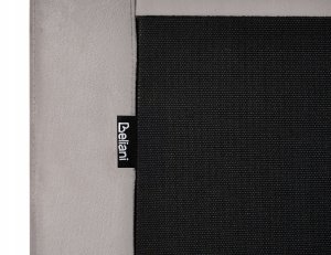 Beliani Łóżko piętrowe Welur CHOCQUES 90 x 200 cm Jasnoszary 12