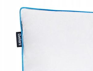 Beliani Poduszka ANETO Niska Kacze pióra i puch 80 x 80 cm Biały 6