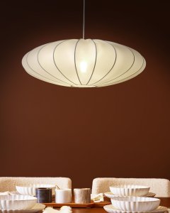 Lampa wisząca Beliani Lampa wisząca GUACARA Biały 2